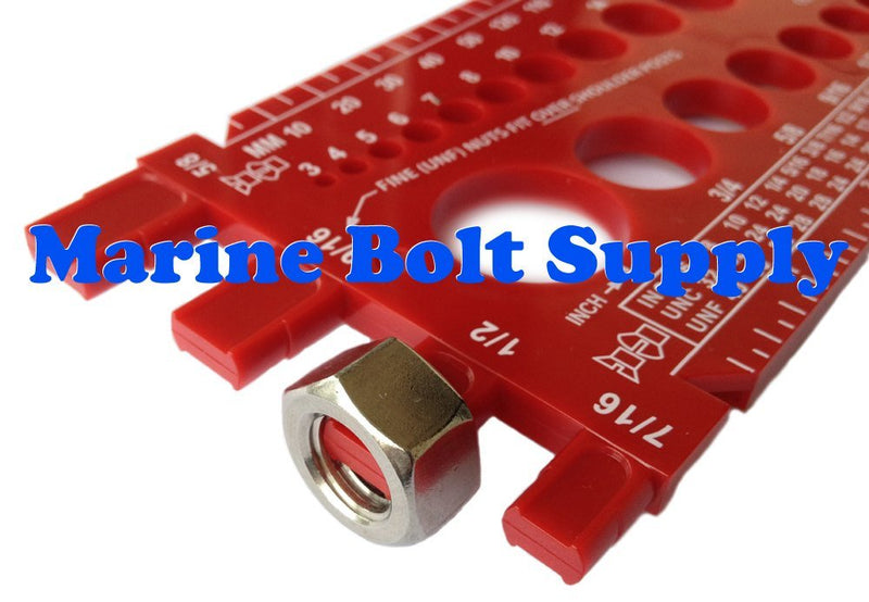 [Australia - AusPower] - All 3 Colors! Gauges for Bolts, Screws, Nuts & Threads (Fractional & Metric) (Green, Red & Blue) 