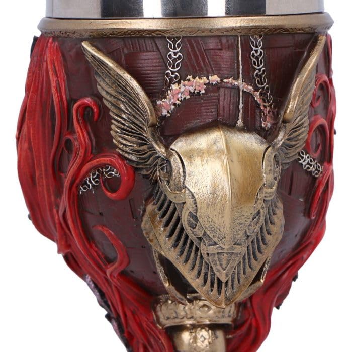 Nemsis Now Elden Ring Malenia Blade of Miquella Goblet - Official Licensed, Fantasy Drinkware, Hand-Painted Detailing and Stainless Steel Insert, for Gamers & Fans, 19.4cm