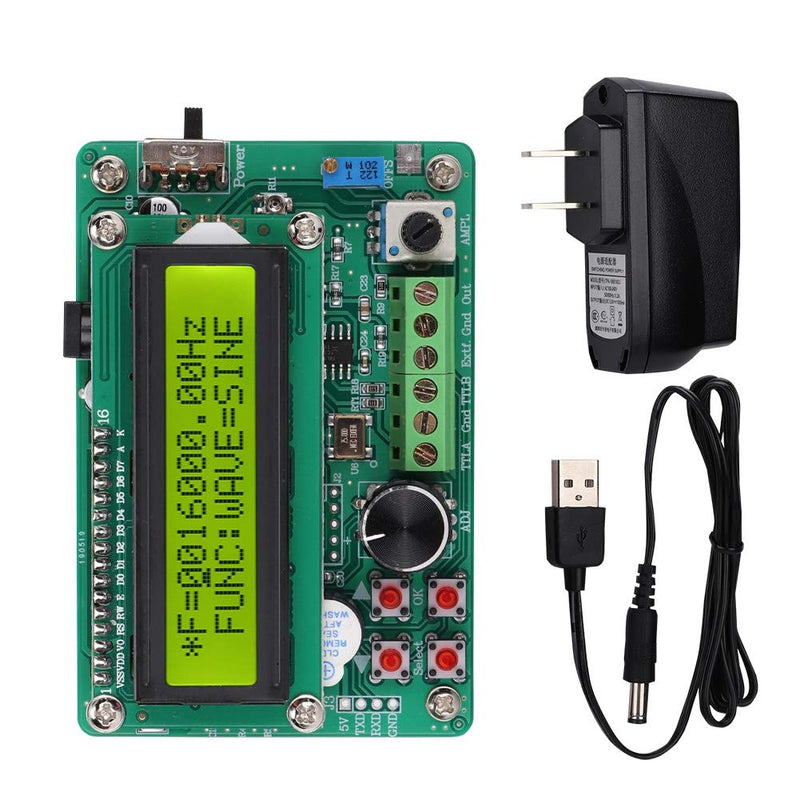 [Australia - AusPower] - FY1005S Digital DDS Signal Generator, 5MHz Function Signal Source with Frequency Counter Module, Digital Display for Electronic Labs, School Teaching, Research Testing 