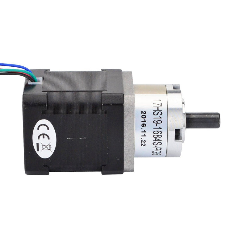 STEPPERONLINE Nema 17 Geared Stepper Motor Gear Ratio 5:1 3D Printer Extruder Motor DIY CNC Robotics