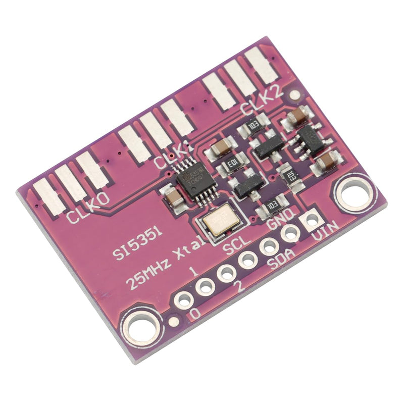 CJMCU-5351 Si5351A Clock Generator Breakout Board 3-5V DC 8KHz to 160MHz Signal Generator with High Linearity VCXO for Arduino (Pack of 2)