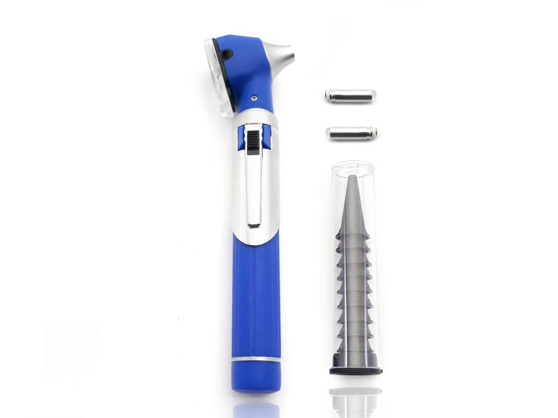 [Australia - AusPower] - Radiance Otoscope - Ear Scope with LED Light and Speculum for Ear Examination and Diagnosis - Ideal for Professional use - Lifetime Warranty - Blue 