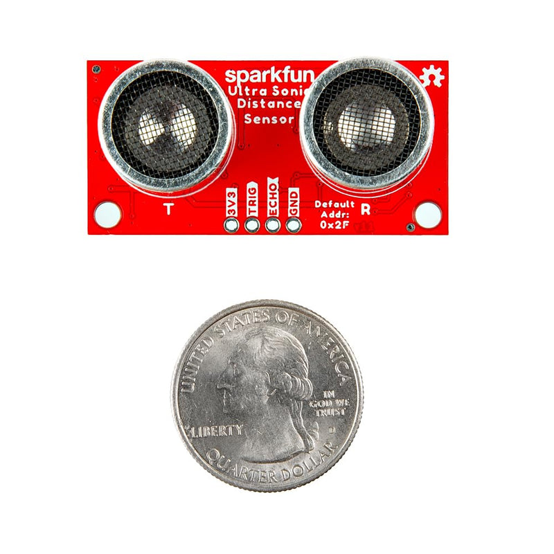 [Australia - AusPower] - SparkFun Ultrasonic Distance Sensor - TCT40 (Qwiic) Ultrasonic Distance Sensor - HC-SR04 Non-Contact Distance Measurement - Operating Voltage 3.3V - Board Dimensions: 1.75 in x 0.85 in 
