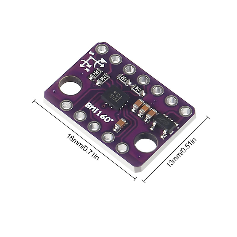 [Australia - AusPower] - 10pcs GY-BMI160 6DOF 6-axis Sensor Module Gravity Sensor Accelerometer Gyroscope Acceleration Gravity Sensor IIC I2C SPI 3-5V 