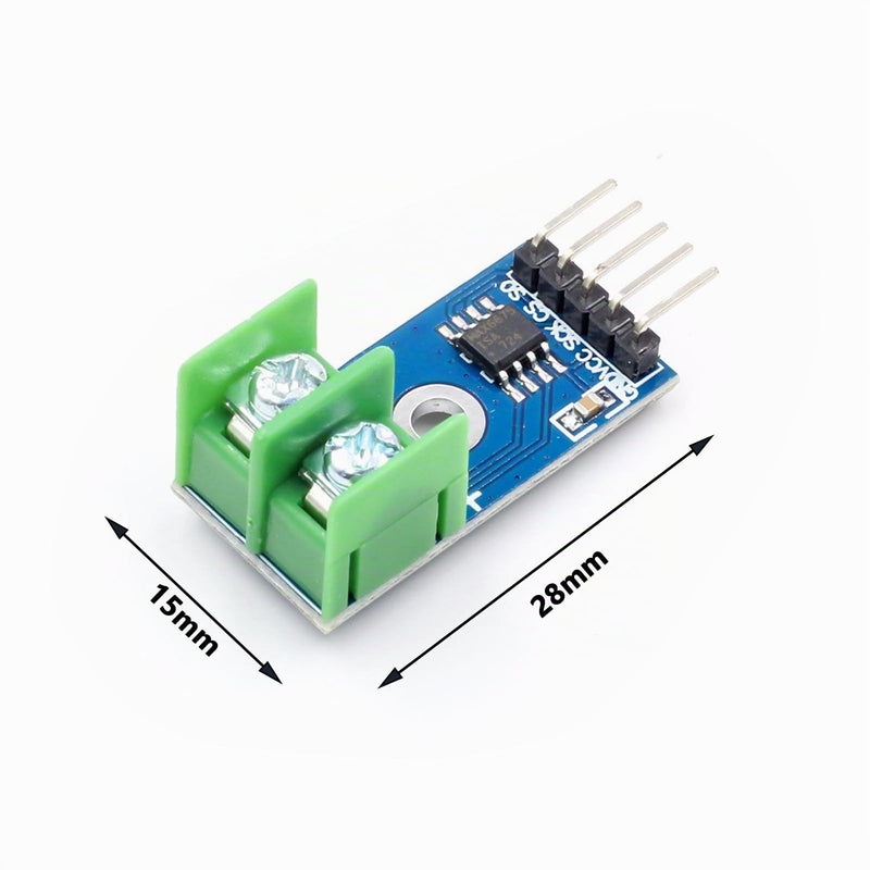 2 x MAX6675 temperature sensor, K type thermocouple temperature sensor | MAX6675 modules compatible with Arduino and Raspberry Pi