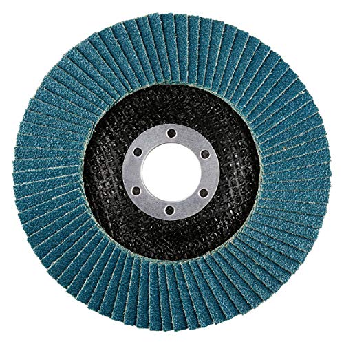 Rhodius LSZ F3 Flap Disc, 125 mm, K60, Pack of 10, Alphaline | Made in Germany, zirconia corundum, good cutting performance, good service life, for angle grinders, low vibration 10 x diameter 125 K60