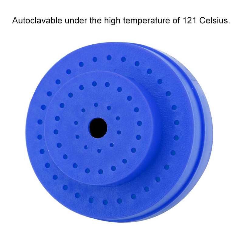 [Australia - AusPower] - Bur Holder, 60 Holes Slots Burs Block Burs Holder Block Case Opening Box, Block Case Organizer Instrument (Blue) Blue 