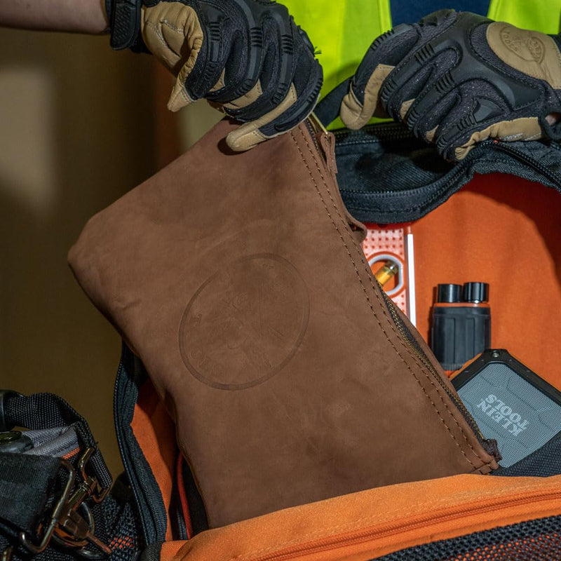Klein Tools Long-Cuff Gloves Leather