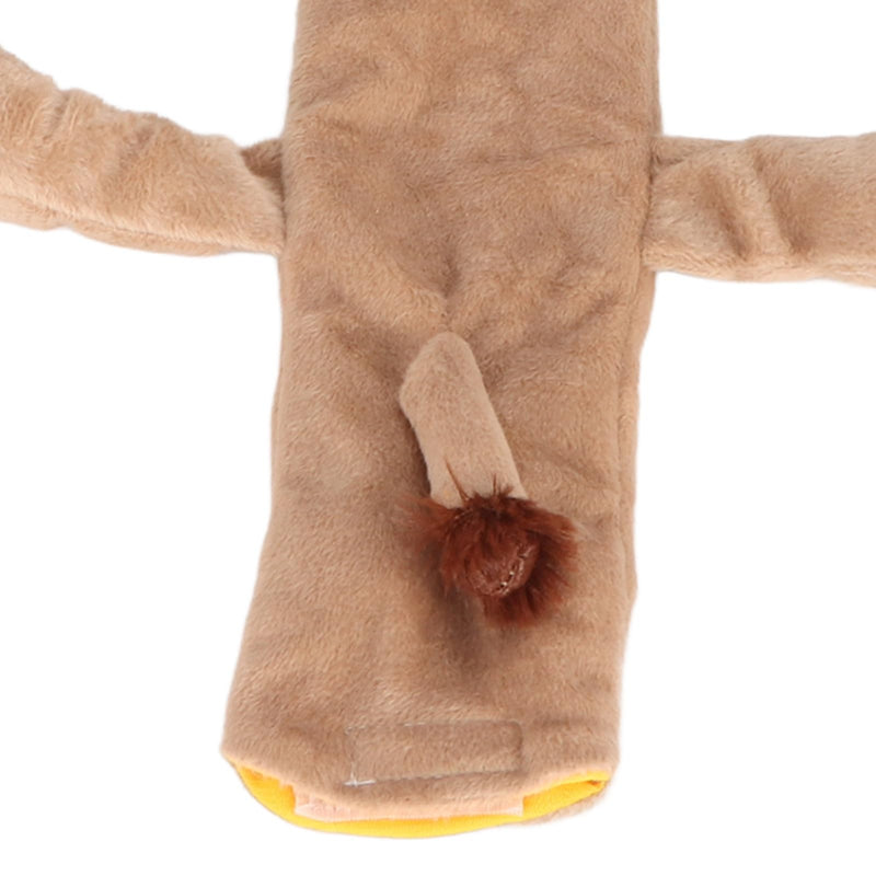 [Australia - AusPower] - Stethoscope Covers, Animal Shape Plush Stethoscope Sleeve Stethoscope Cover Scrunchie, Eye Catching Stethoscope Cover Sleeve Stethoscope Accessories for Hospital Nurses Doctors Lion Shape 