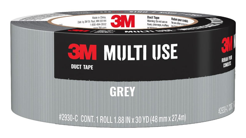 3M Multi-Use Duct Tape for Home & Shop, 1.88 inches x 30 yards, 2930-C, 1 roll