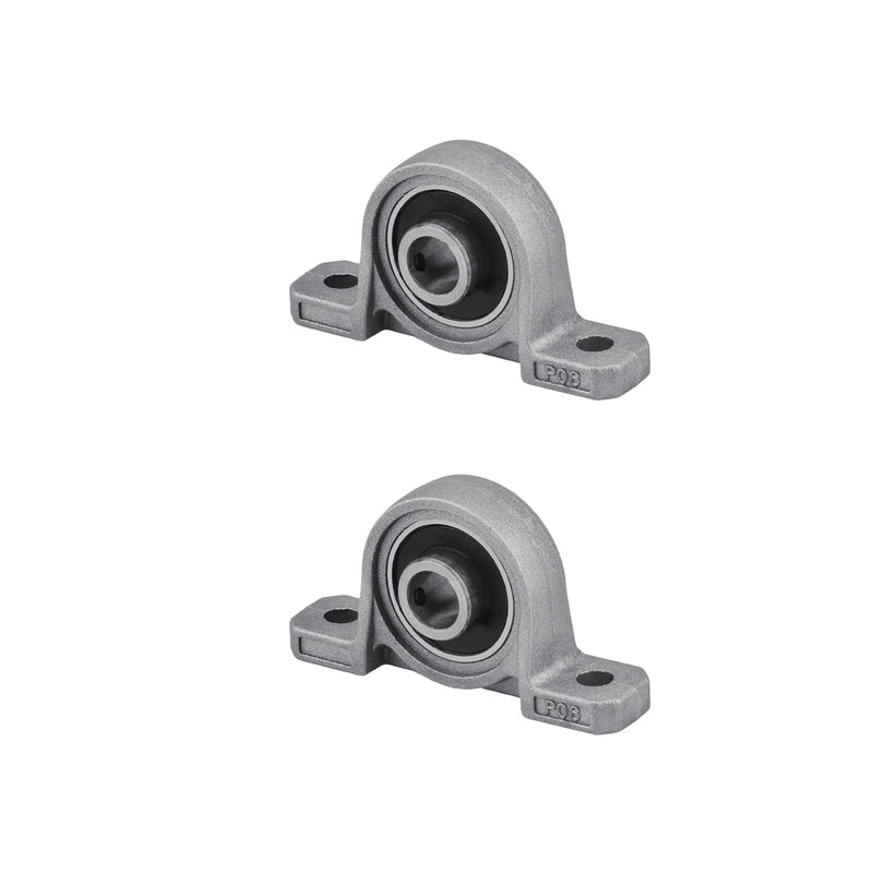 [Australia - AusPower] - 500mm/19.68inch T8 Lead Screw Nut Set, 8mm Diameter Lead Screw+2pcs KP08 Pillow Bearing Block+ 8x8mm Coupler for 3D Printer,CNC and DIY (500mm, Set) 500mm 