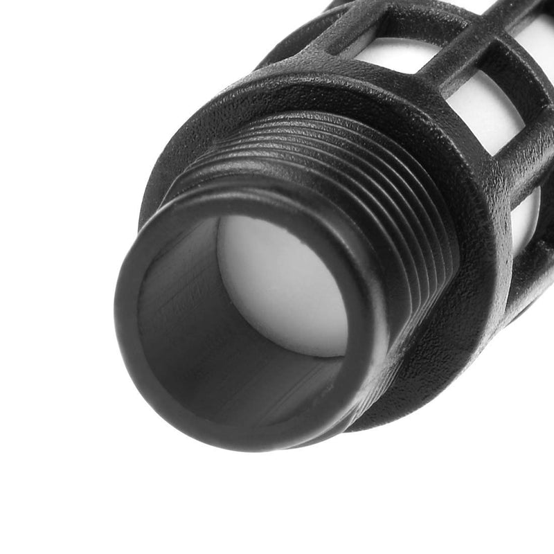 [Australia - AusPower] - Beduan Pneumatic Air Compressor Muffler Fitting 1/4" NPT Compressed Exhaust Silencer (Pack of 10) 1/4" NPT (10 pcs) 