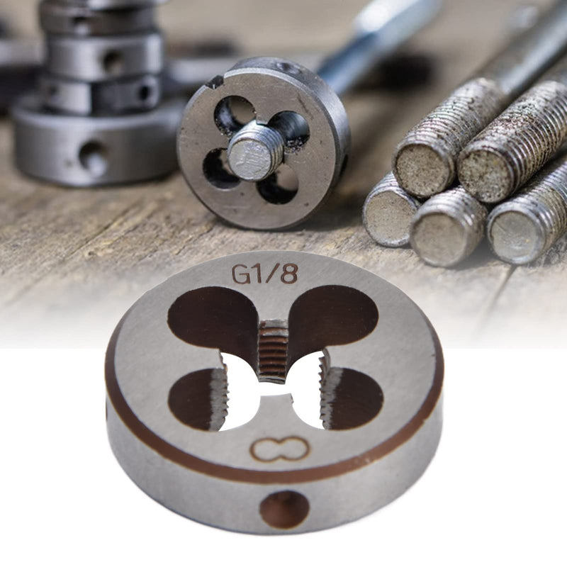 [Australia - AusPower] - Fafeicy G1/8 UNC Round Die Thread Screw Die 30mm/1.18" OD for General Thread Machining Manual Measurement, #511 