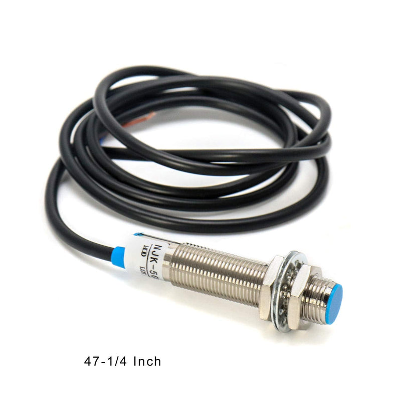 [Australia - AusPower] - QWORK® 4 Digital LED Display RPM Speed Meter Panel Inductive Hall Effect Sensor NPN Proximity Switch 