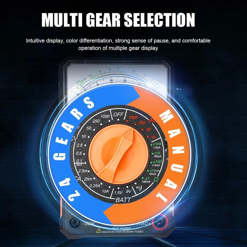 [Australia - AusPower] - 3010 Analog Multimetro Pointer Multimeter Universal High Precision Multi Mechanical Multimeter 1000v Electrician Tools 