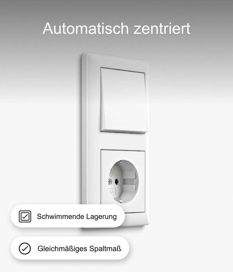 GIRA 329603 Rocker Switch Pure White Glossy High-Quality Switch Rocker Floating Storage Harmonic Gap Size Modern Look Compatible with Gira Switches Professional Electrical Installation