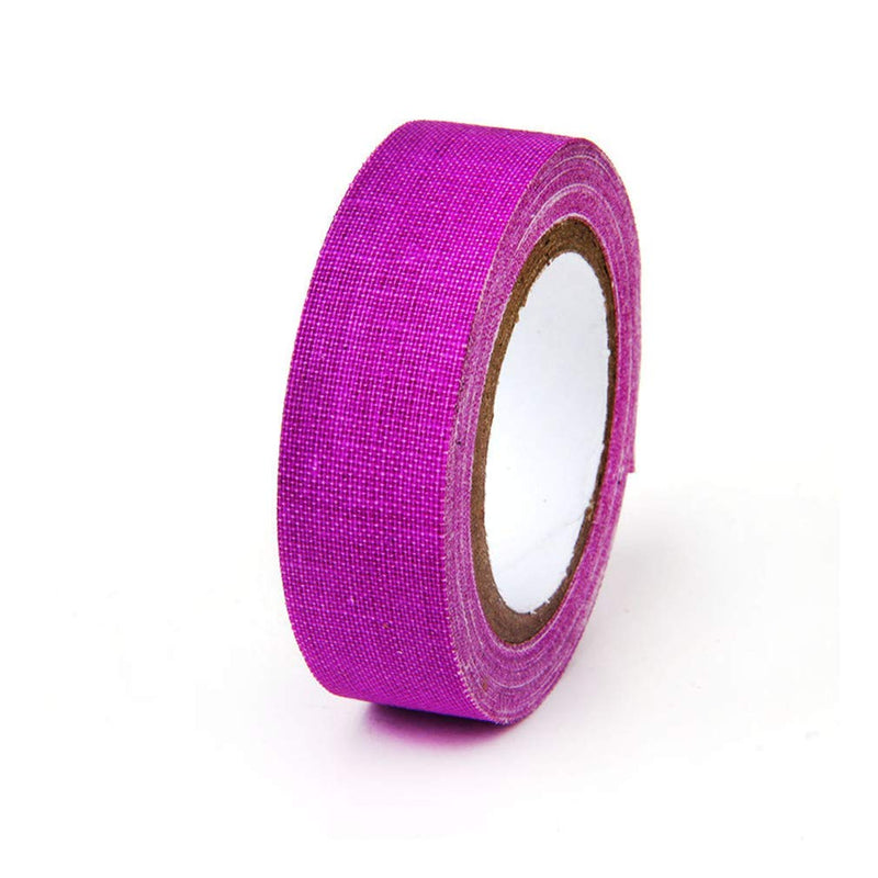 Xindejia UV Blacklight Reactive Fluorescent Cloth Tape Glow in The Dark Neon Gaffer Tape Birthday Christmas Party Supplies.Each roll is 0.6 inch x 16.5 ft (6-Pack)