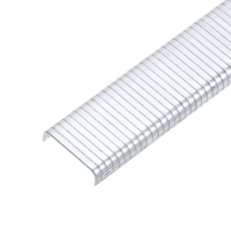 [Australia - AusPower] - 2800pcs 1003J 20Ga 3/7-inch Crown 1/8-inch Staples U-Shaped Galvanized Straight Brad Nails with Storage Box for Woodworking DIY Decoration, Silver Tone 1/8" 2800 