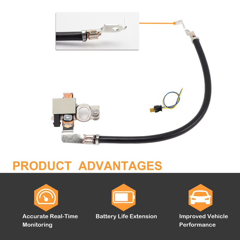 AV6N10C679GB Battery Current Sensor Compatible with 2012 2013 2014 2015 2016 2017 2018 Ford Focus Escape C-Max Transit Connect Negative Battery Cable Replaces OE AV6Z-10C679-P AV6N-10C679-BC