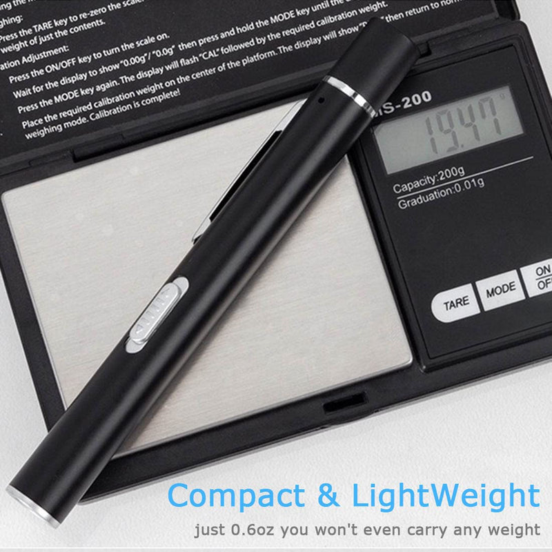LEKIA Diagnostic Light Pupil Light Medical Pack of 2 Rechargeable USB Diagnostic LED Pen Lamp Doctors Nurse Accessories Medical Lamp Pen Light with 2 Light Sources Pocket Clip m