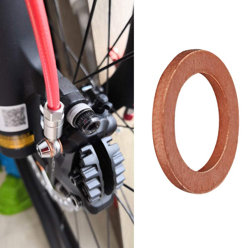 [Australia - AusPower] - HIFROM 25pcs M22 Copper Washers Flat Ring Sump Plug Oil Seal Gasket Sealing Fitting Washers 