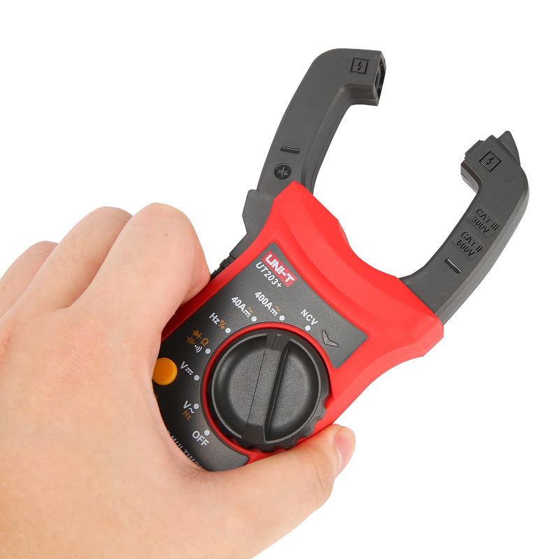 UNI-T UT203+ Digital Clamp Meter AC/DC Current Auto Range True RMS Max/Min Backlight Multimeter UT203+