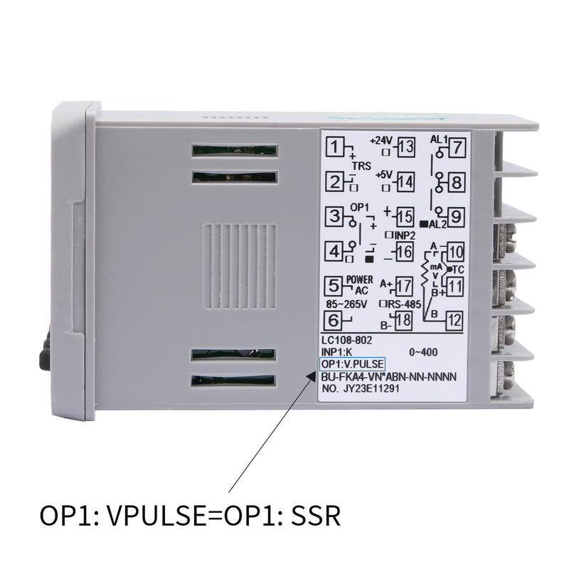 [Australia - AusPower] - PID Temperature Controller; LC108 TC/RTD Input ;Output:SSR,Size:48*48 