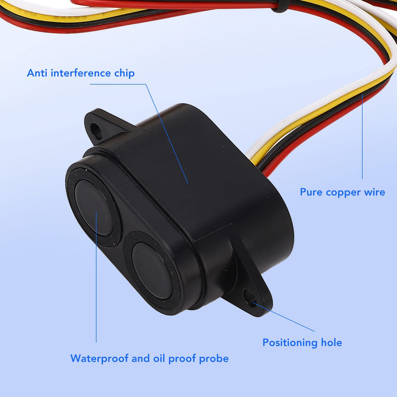 [Australia - AusPower] - Ultrasonic Sensor Distance Measuring Ranging Module IP67 Waterproof UART Auto Output Robot Obstacle Avoidance Sensor DC3.3 to 12V for Automatic ZControl 