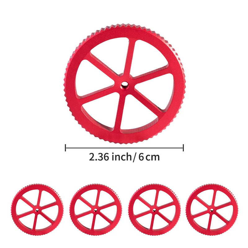 Comgrow Creality All Metal MK-8 Extruder Feeder Drive 3D Printer 4PCS Aluminum Leveling Hand Twist Nut and 1M Capricorn PTFE Bowden Tubing XS Series for Ender 3 / Ender 3 Pro/Ender 5