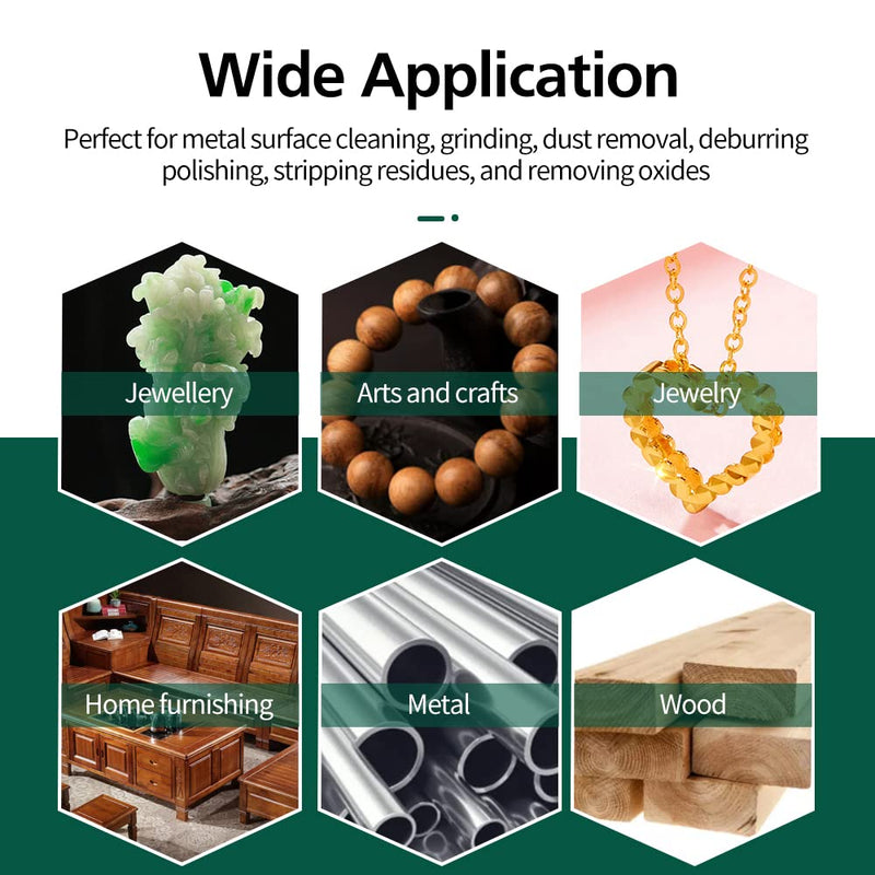 [Australia - AusPower] - 50/100/200pcs Abrasive Wheel, 1" Buffing Polishing Wheels, Metal Polishing Compound for Rotary Tools-1/8"(3mm) Shank, 120 Grit, 180 Grit, 320 Grit, 400 Grit, 600 Grit?50pcs) 50pcs Abrasive Wheel 