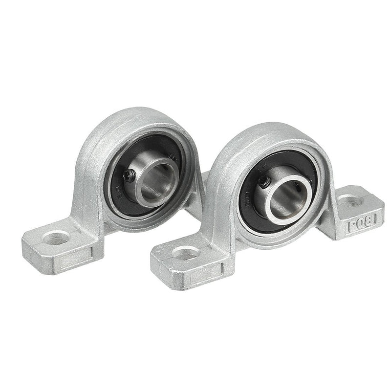 [Australia - AusPower] - uxcell 4pcs KP08 8mm Bore Zinc Alloy Inner Ball Mounted Pillow Block Insert Bearing 