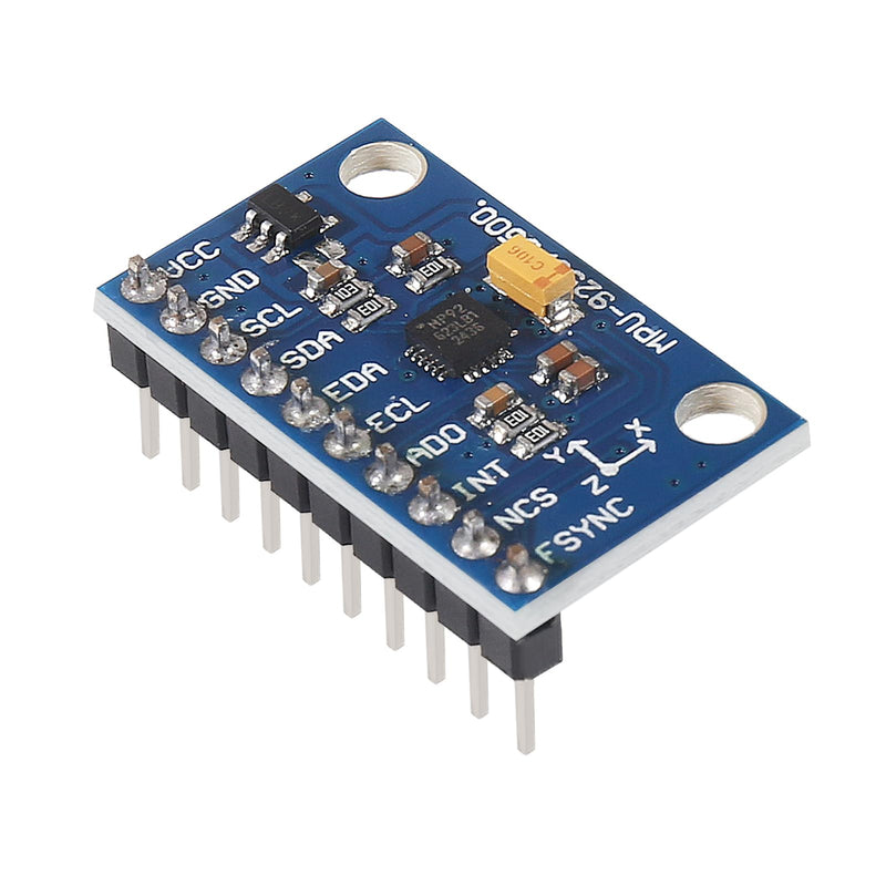 [Australia - AusPower] - MPU9250 GY-9250 9-Axis 9 DOF 16 Bit Gyroscope Acceleration Magnetic Sensor Pre-Soldered 9-Axis Attitude +Gyro+Accelerator+Magnetometer Sensor Module IIC/SPI MPU9250/6500 for Raspberry Pi ESP32 