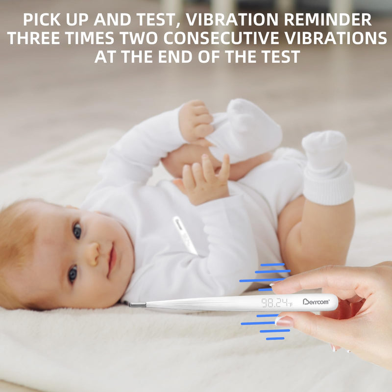 [Australia - AusPower] - [Value Bundle] Berrcom Rechargeable Digital Thermometer AET-F372 & Berrcom Forehead Thermometer for Adults and Kids JXB-178 