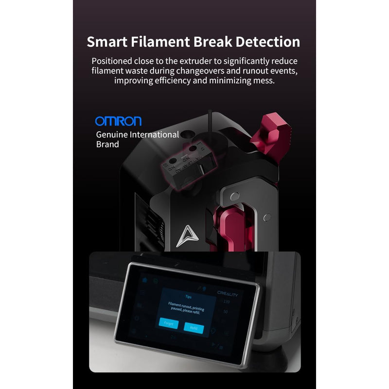 [Australia - AusPower] - Upgrade Phaetus K1 DXC Extruder with Smart Filament Break Detection Plug and Play Compatible with Creality K1 SE, K1, K1C, K1 Max 3D Printer Extruder Head Accessories 