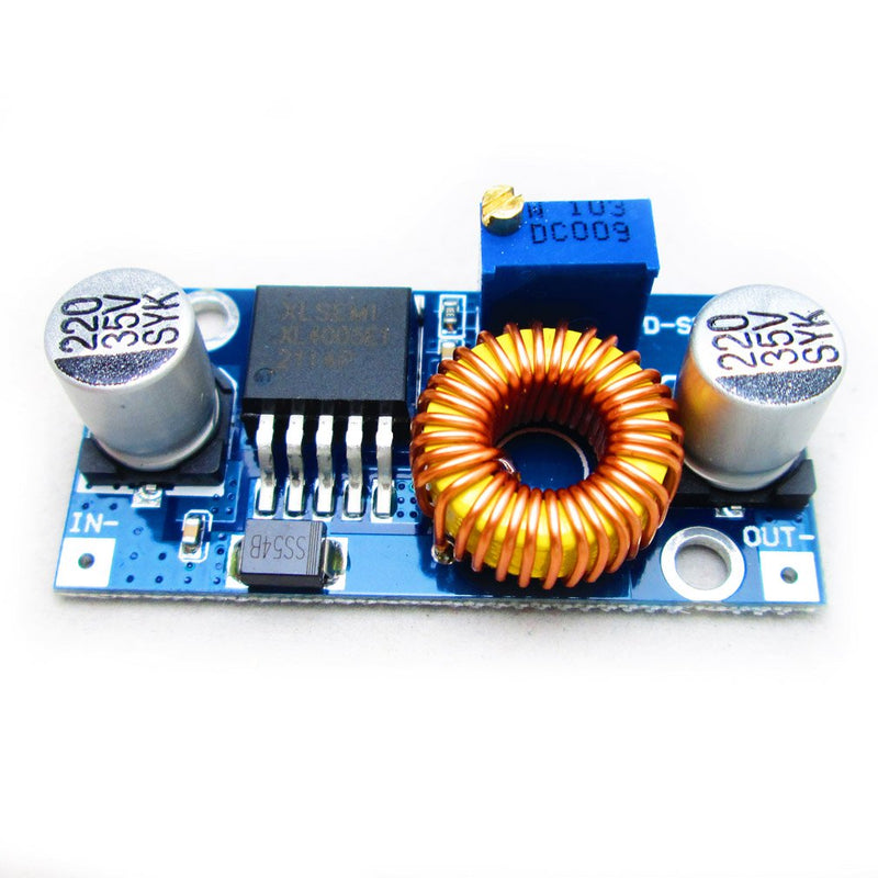 Hailege 3pcs XL4005 5A Adjustable DC-DC Down Power Module Non-Isolated Downward Module 4-35V to 1.25-32V