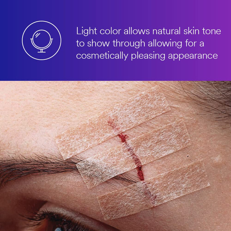 [Australia - AusPower] - 3M™ Steri-Strip™ Blend Tone Skin Closures, B1551, 1/4 in x 3 in, 50 Bag/Carton, 4 Carton/Case 