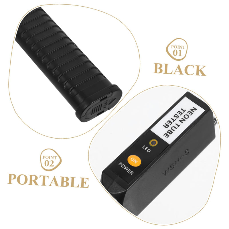 [Australia - AusPower] - Handheld Neon Light Tester Portable Led Tube Detector for Quick Troubleshooting of Neon Lamps for Electricians and DIY Projects No Battery Included 