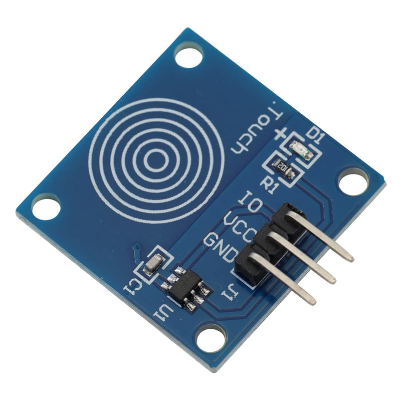 TTP223B Capacitive Touch Sensor DC 2~5.5V Low Power Consumption Touch Sensor Switch Module Can Replace Conventional Touch Buttons Touch Button Function (Pack of 3)
