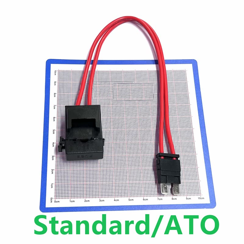 5 PCS Repair Car Fuse Holder Connector - Mini ATM Acc Fuse Tap, 32V, 20 Amp, 16AWG, 23CM Cable - Comfortably Tap and Test Automotive Circuits, Perfect for Hard to Reach Fusebox Panels