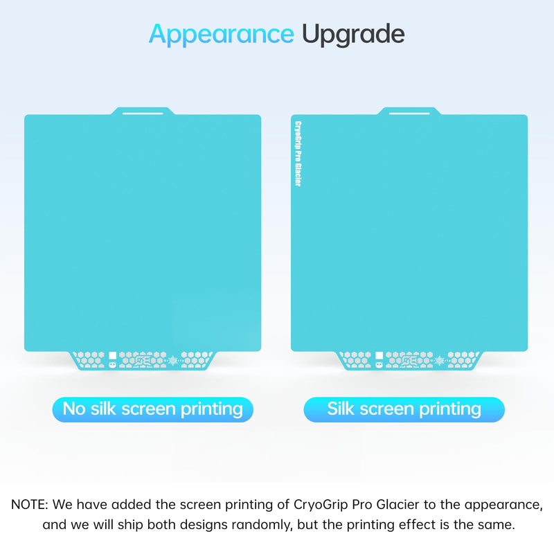 [Australia - AusPower] - BIQU CryoGrip Pro Glacier 257x257mm Panda Build Plate for Bambu-Lab P1S/P1P/P2S/X1C/X1E/X2D/A1 3D Printer Double Sided Upgrade Build Plate Removable Surface Platform P1/P2/X1/A1/X2D Glacier-Original 