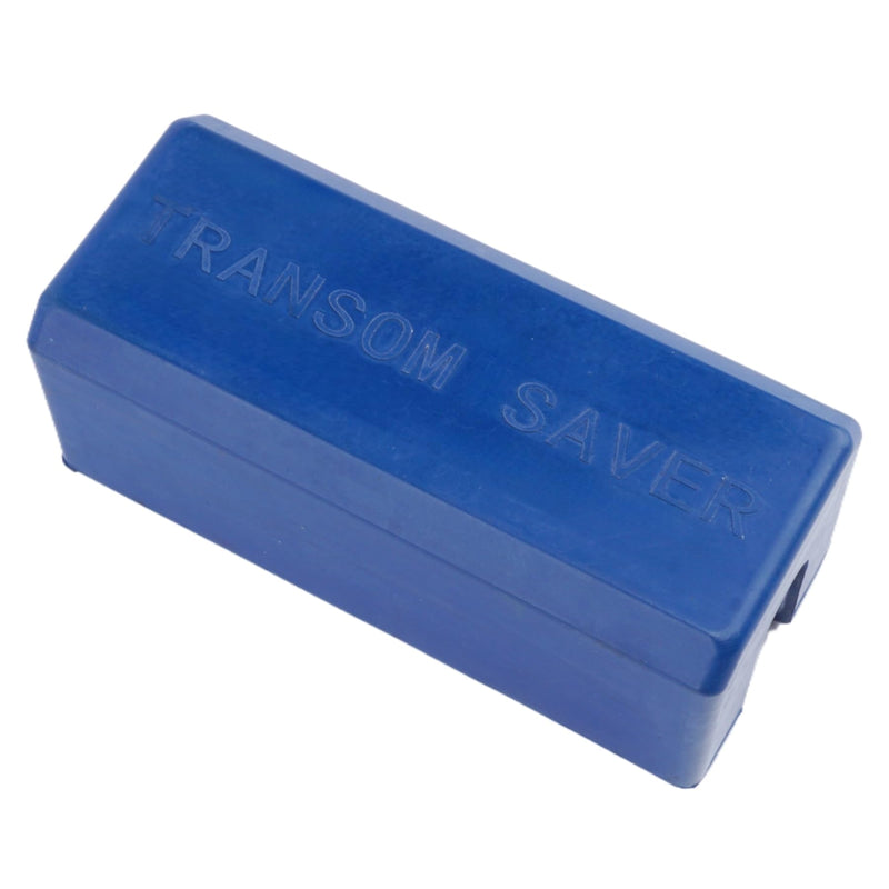 Outboard Wedge Transom Support Saver for Single Ram Boat Motors Trailering | SeaSierra-7002 Rubber Safety Supports Used on Mercury Yamaha Evinrude Johnson Honda Suzuki Marine Engine Blue Square Outboard Transom Support