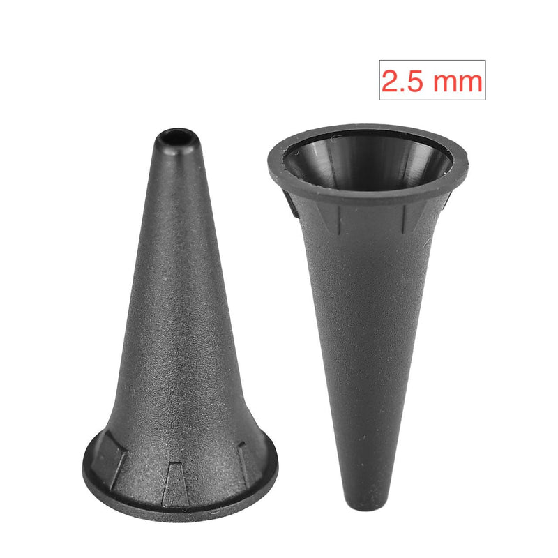[Australia - AusPower] - Reusable Diagnostic Otoscope Cover Specula Tips - Sets of 50 - Available in 2.5 mm, 3.5 mm, 4mm, 5 mm (50 pcs of 2.5 mm and 3.5 mm (25 each)) 50 pcs of 2.5 mm and 3.5 mm (25 each) 