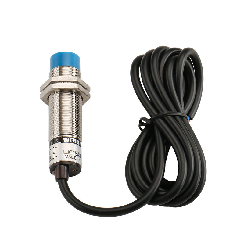 Wengart Capacitive Proximity Sensor Switch LJC18A3-B-Z,M18,DC10-30V,PNP_Normally Open 300mA,10mm Detecting Distance,3 Wire