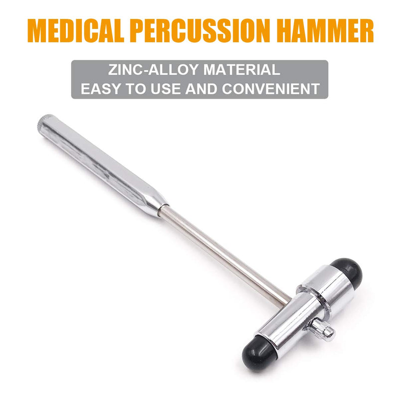 [Australia - AusPower] - FLYH Buck Neurological Hammer, Tromner Reflex Hammer with Needle and Brush, for Neurologic Reflex Diagnosis and Testing 