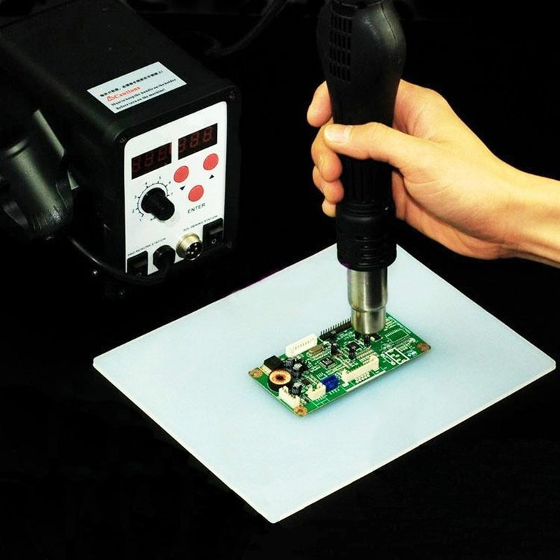 Heat Resistant Silicone Mat SolderingMat Non-Slip 23 x 18 cm 500 °C | Silicone Plates Heat Resistant Protective Mats Clear Soldering Mat Pad for Maintenance Work Workbench/Flash Butt Welding