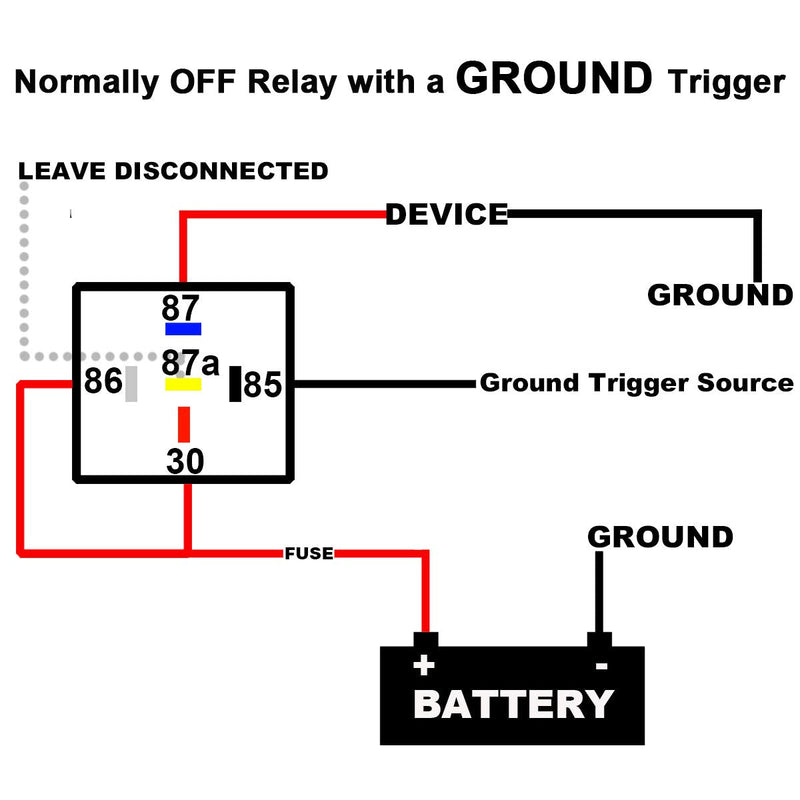 irhapsody 12VDC 80/60Amp Waterproof Relay, 5-pin SPDT Automotive Relay with Pigtail 5 relays
