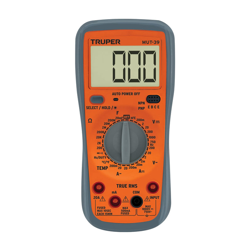 [Australia - AusPower] - TRUPER MUT-39 Professional Digital Multimeter 