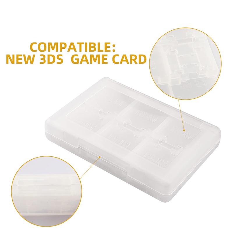 [Australia - AusPower] - 3DS Game Holder Card Case, 28-in-1 Game Holder Card Case Compatible with Nintendo NEW 3DS / NEW 3DS XL / 3DS / 3DS XL / DSi / DSi XL / DS / NEW 2DS /NEW 2DS XL / 2DS/ 2DS XL Catridge Storage Box White 
