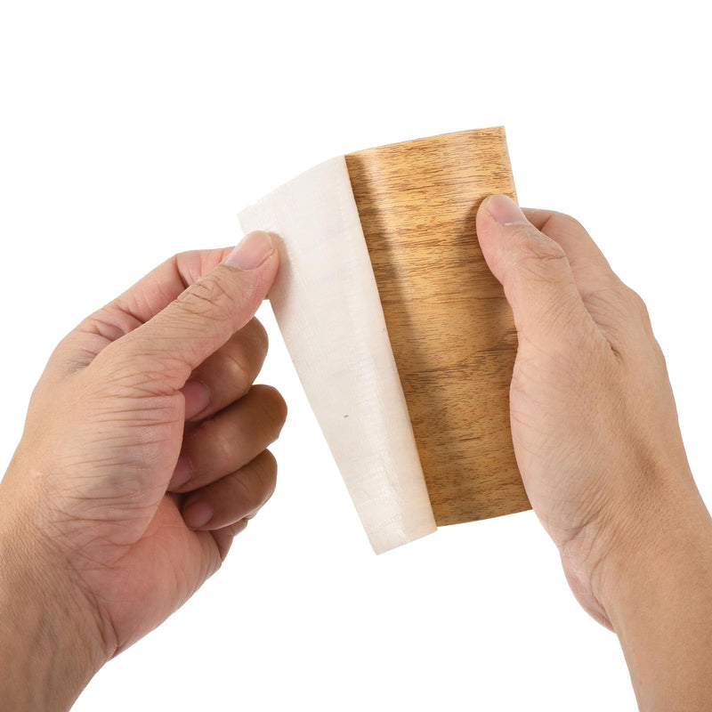 PATIKIL Wood Grain Repair Tape 4.7" X15', Self Adhesive Realistic Textured Repair Tape Patch for Floor Door Table Cabinets Desk, Natural Oak