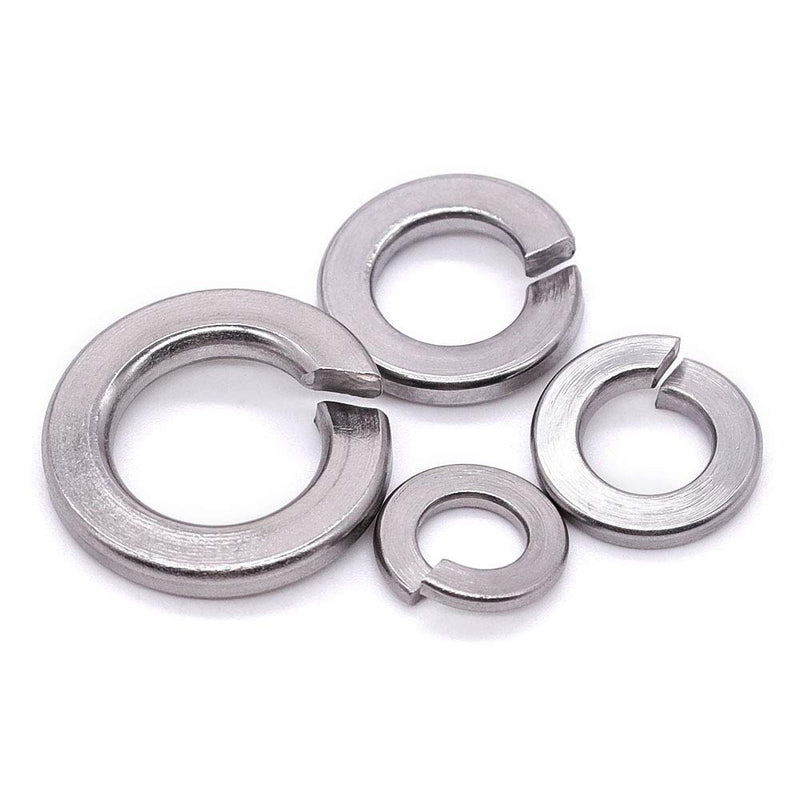 [Australia - AusPower] - M8 Split Lock Washer Spring Lock Washer (8.1-8.68mm ID), 304 Stainless Steel 18-8, Bright Finish, Pack of 100 M8 